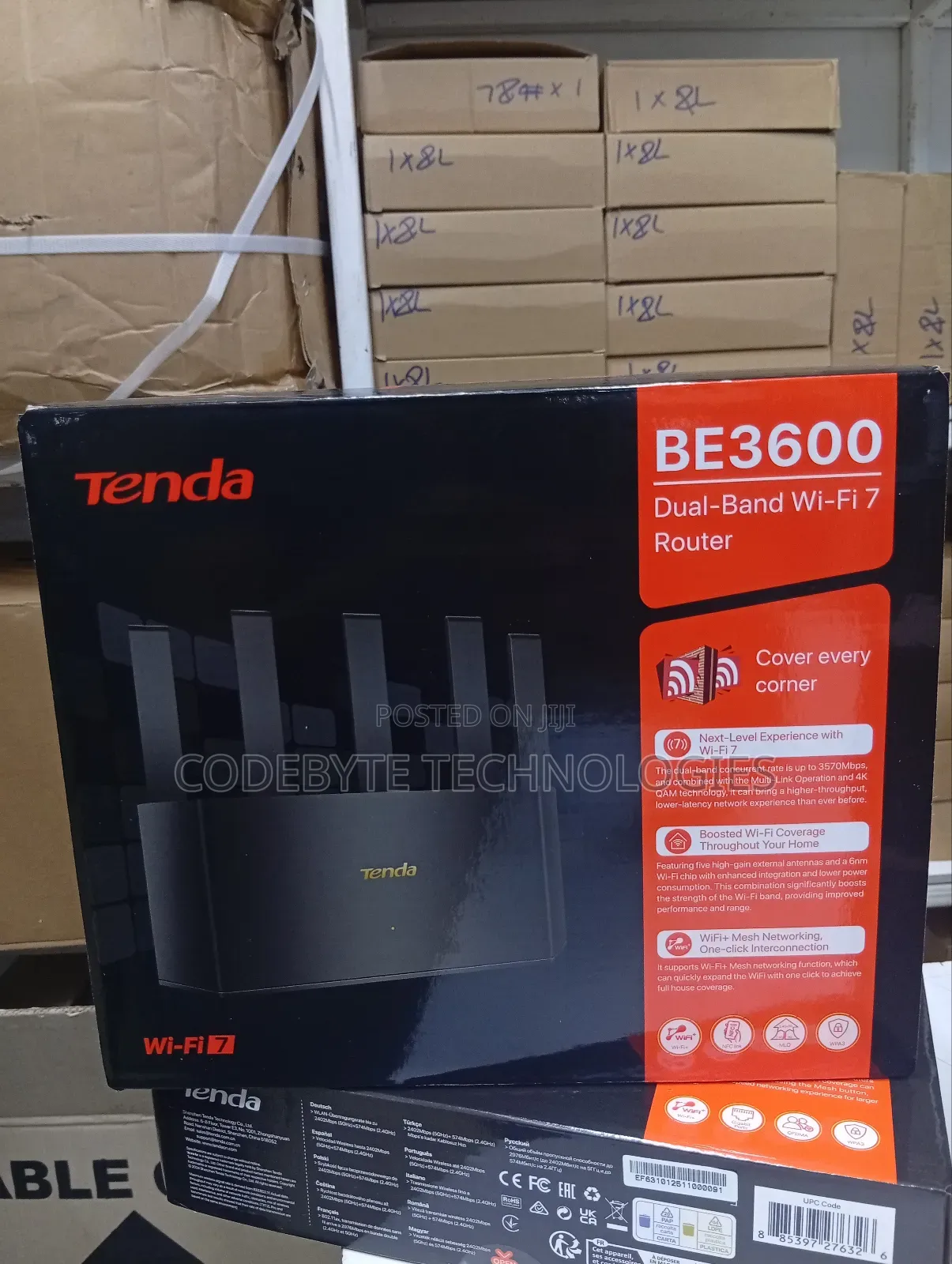 Tenda Wifi 7 Be3600 Dual Band Router