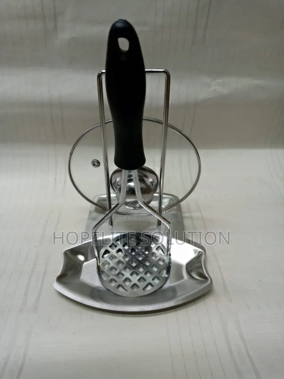 Pan Pot Rack Stainless Lid Rest Stand