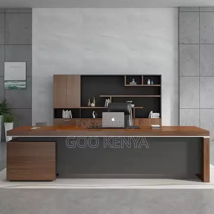 Office Desk ; 2m L-Shape Manager Executive Office Desk