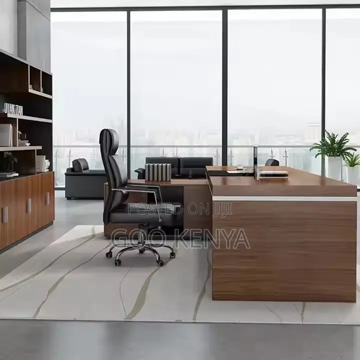 Office Desk ; 2m L-Shape Manager Executive Office Desk