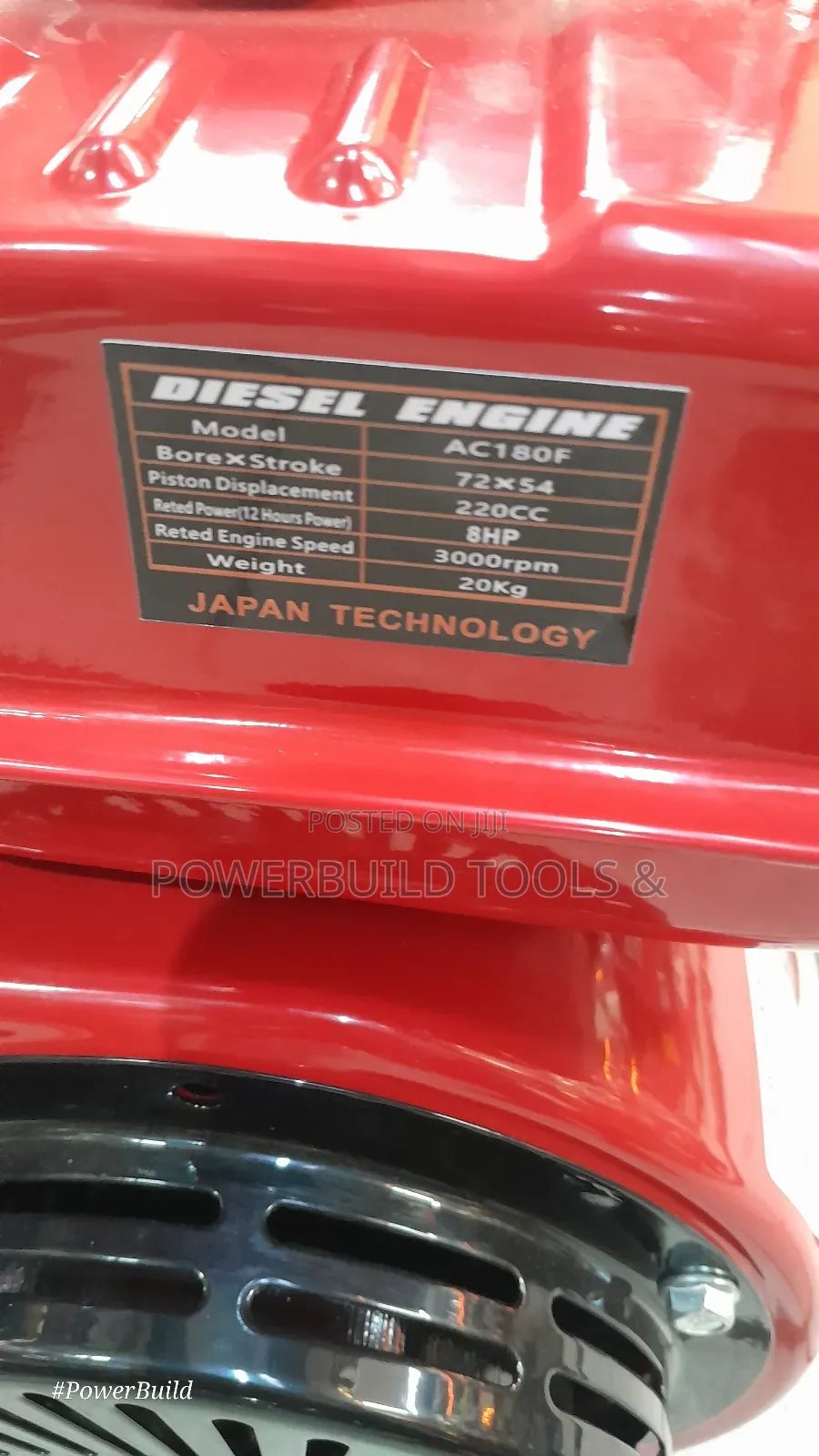 Ac180f Aico Japan Diesel Engine Air Cooled 8hp With Pulley