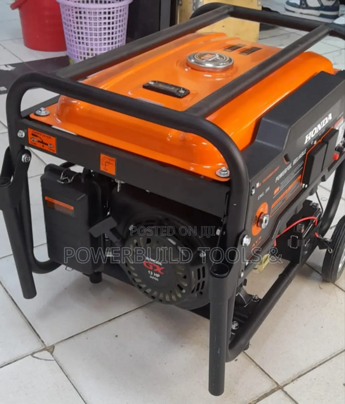 Honda 6.5kva Petrol Generator 13hp Keystart