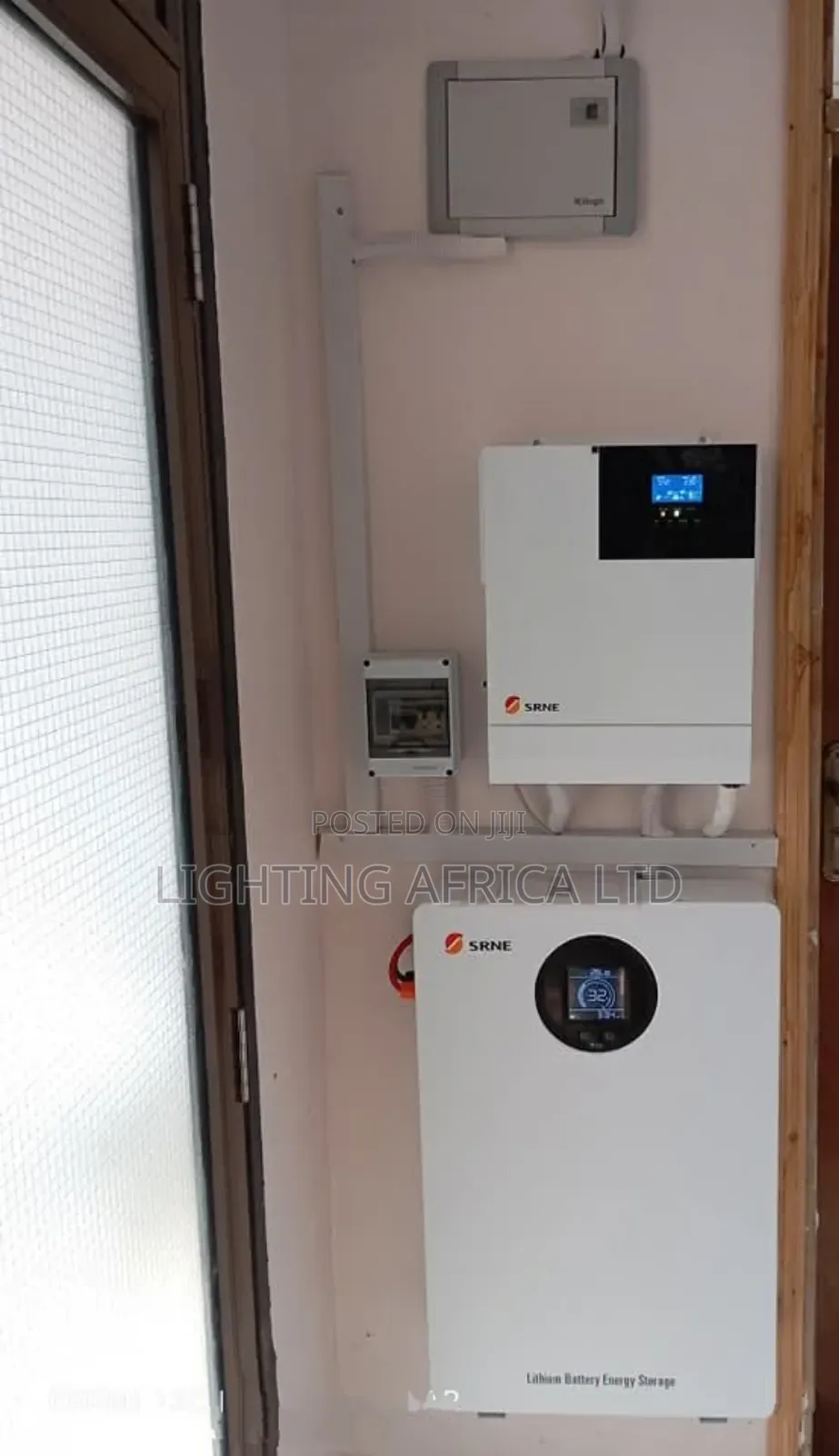 5kva Srne Hybrid Inverter + 5.12kwh Lithium + (6) 615w Solar