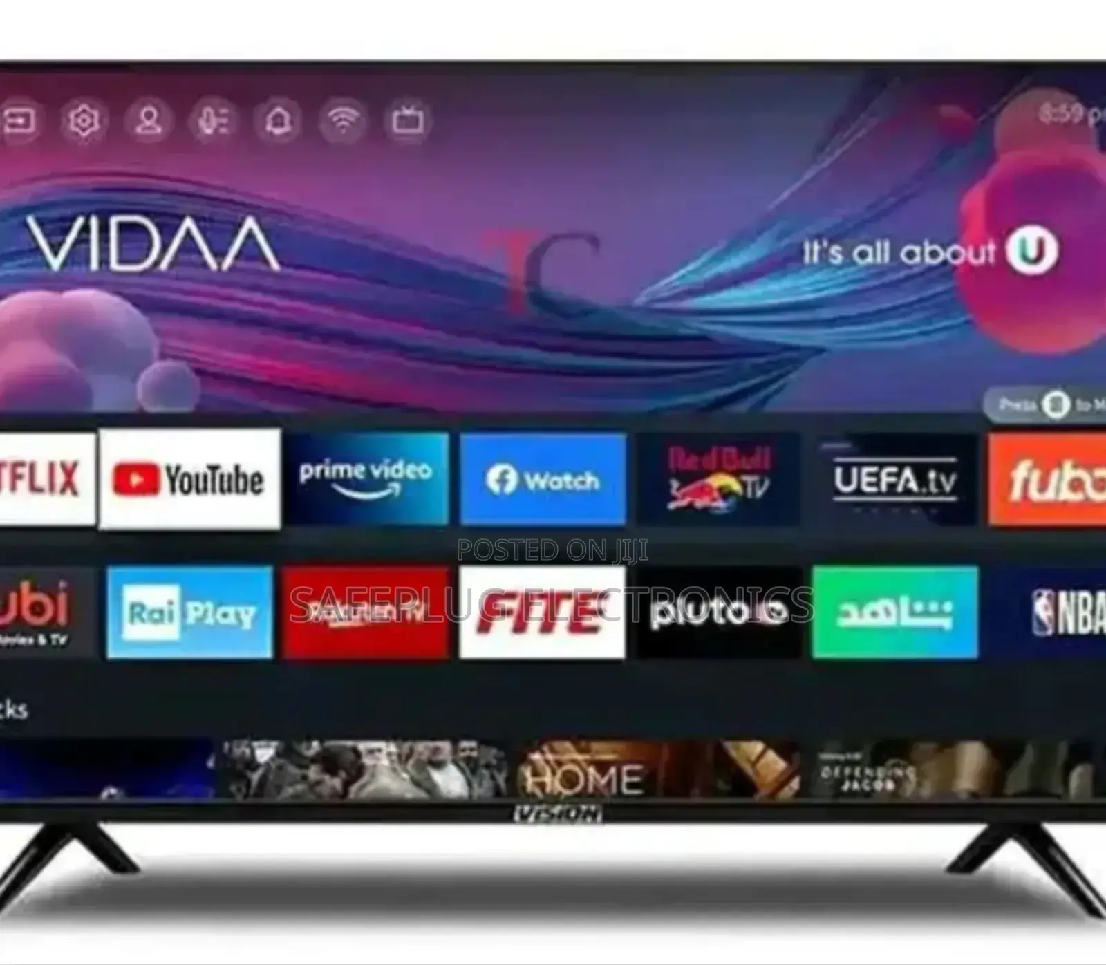 Tv Vision+ 43" V+Os Supported by Vidaa