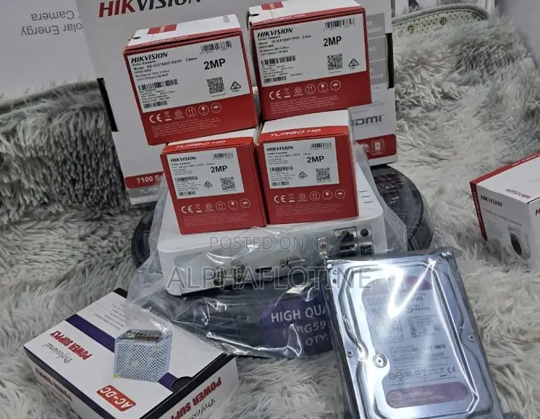 4 Turbo Hd CCTV 2mp CCTV Cameras Complete Kit