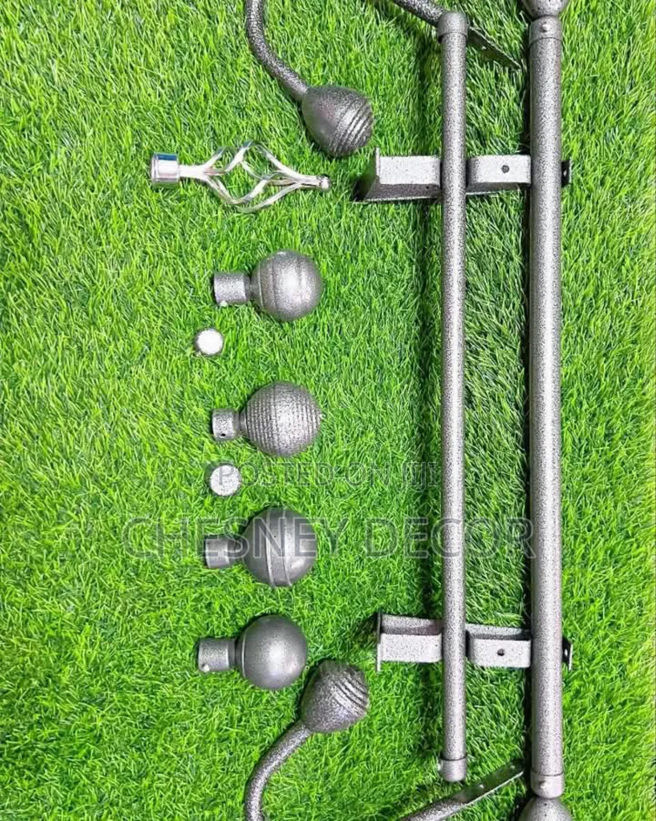 Decorative Finial Curtain Rods