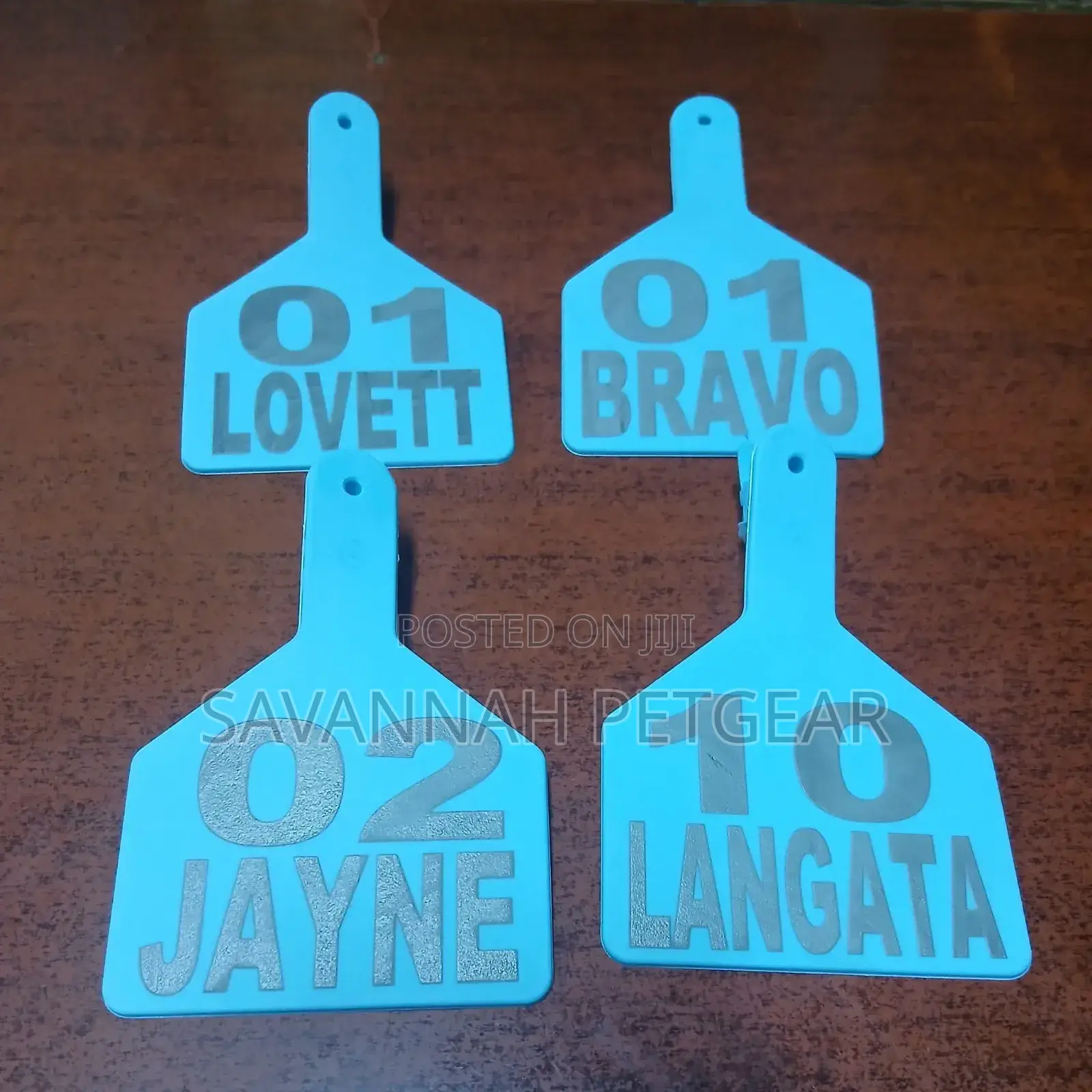 Z-Tag Z1 1-Piece Long Neck Calf Customized Zed Cow Ear Tags