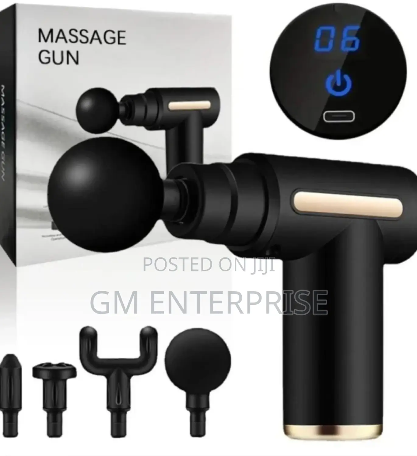 5 in 1 Portable Gun Massager