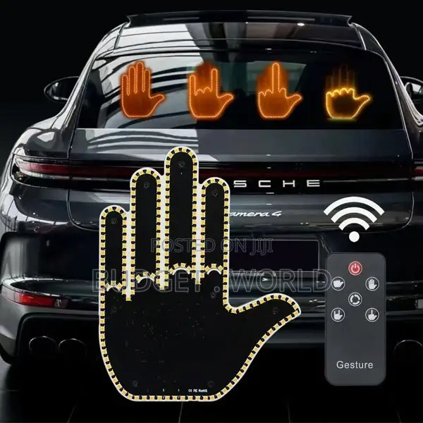 Gesture Led Hand Sign for Car - Avoid Incidents