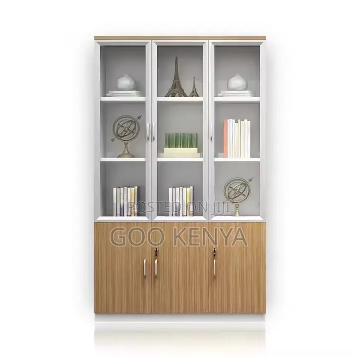 Office Cabinet ; 3-Door Wooden File Cabinet Boss Office