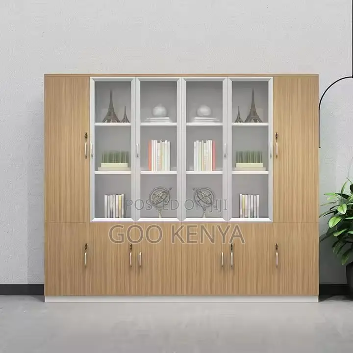 Office Cabinet ; 3-Door Wooden File Cabinet Boss Office