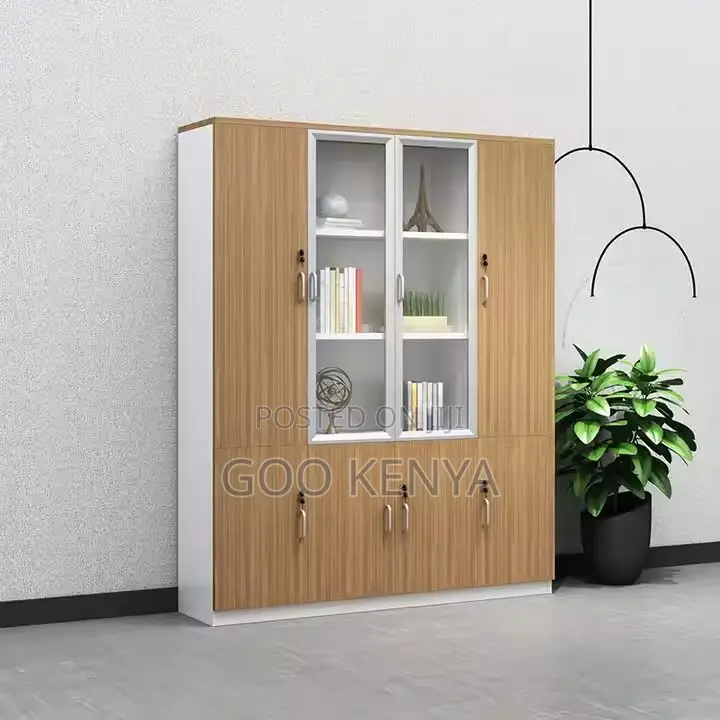 Office Cabinet ; 3-Door Wooden File Cabinet Boss Office