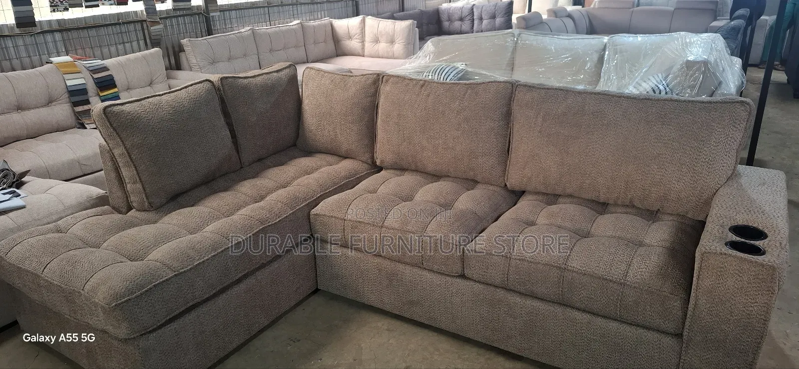 Coner Seat With  Cup Holder