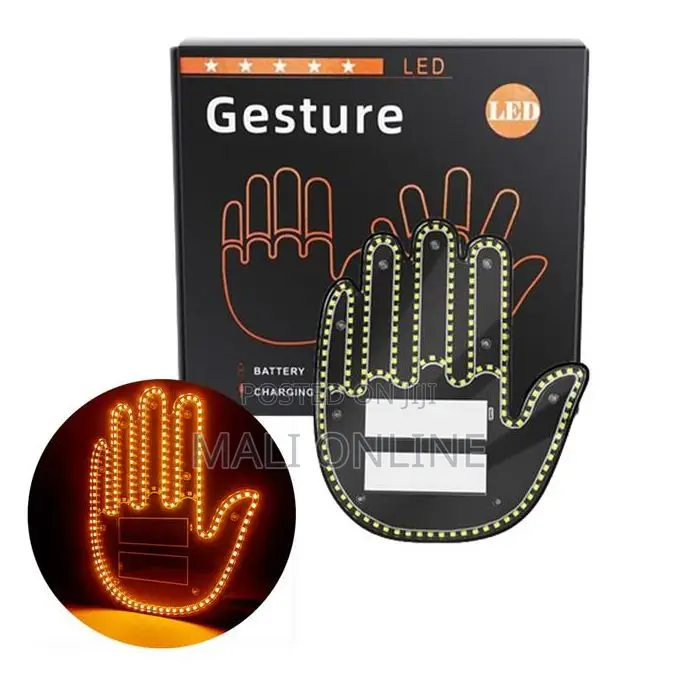 3-in-1 Led Hand Gesture Light With Remote Funny Rear Signal