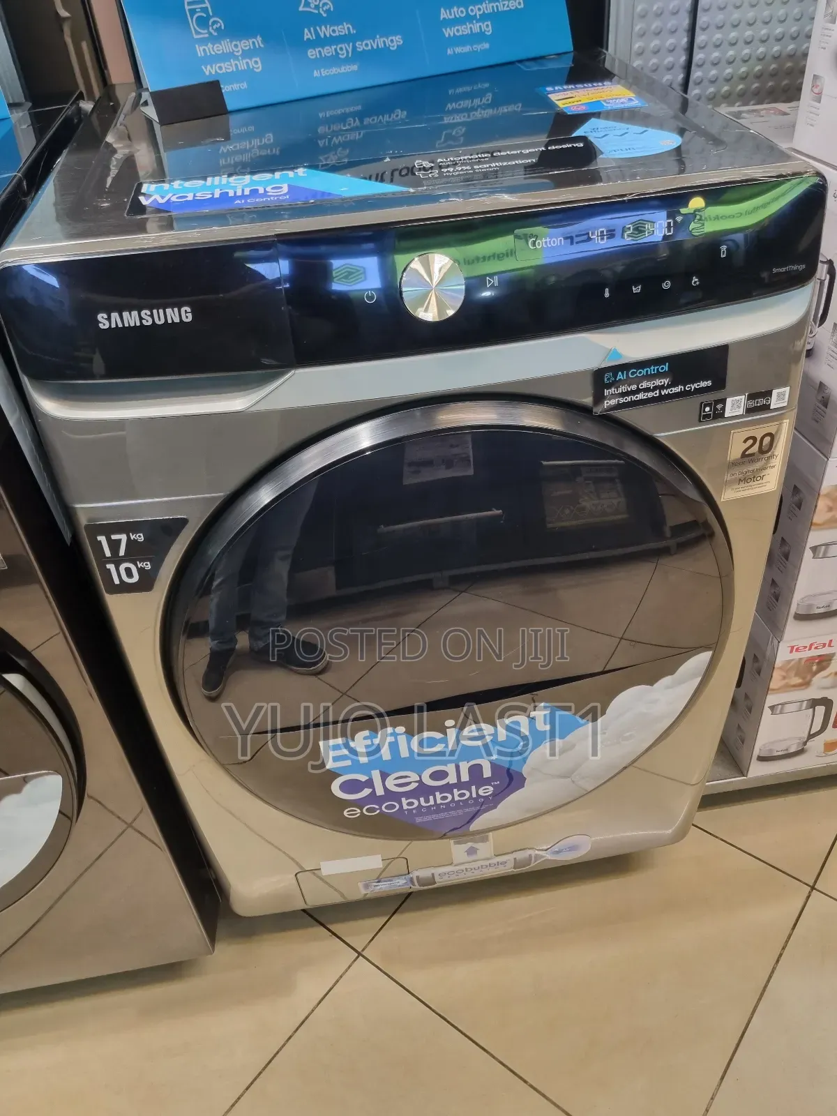 Samsung 17kg/10kg Wd17t6300gp Washer Dryer: