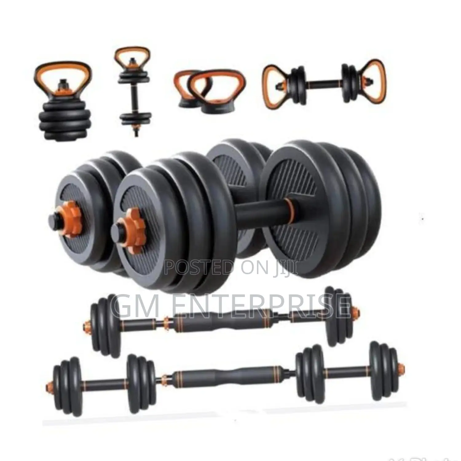 50kg 6in1 Dumbbell/Kettlebell