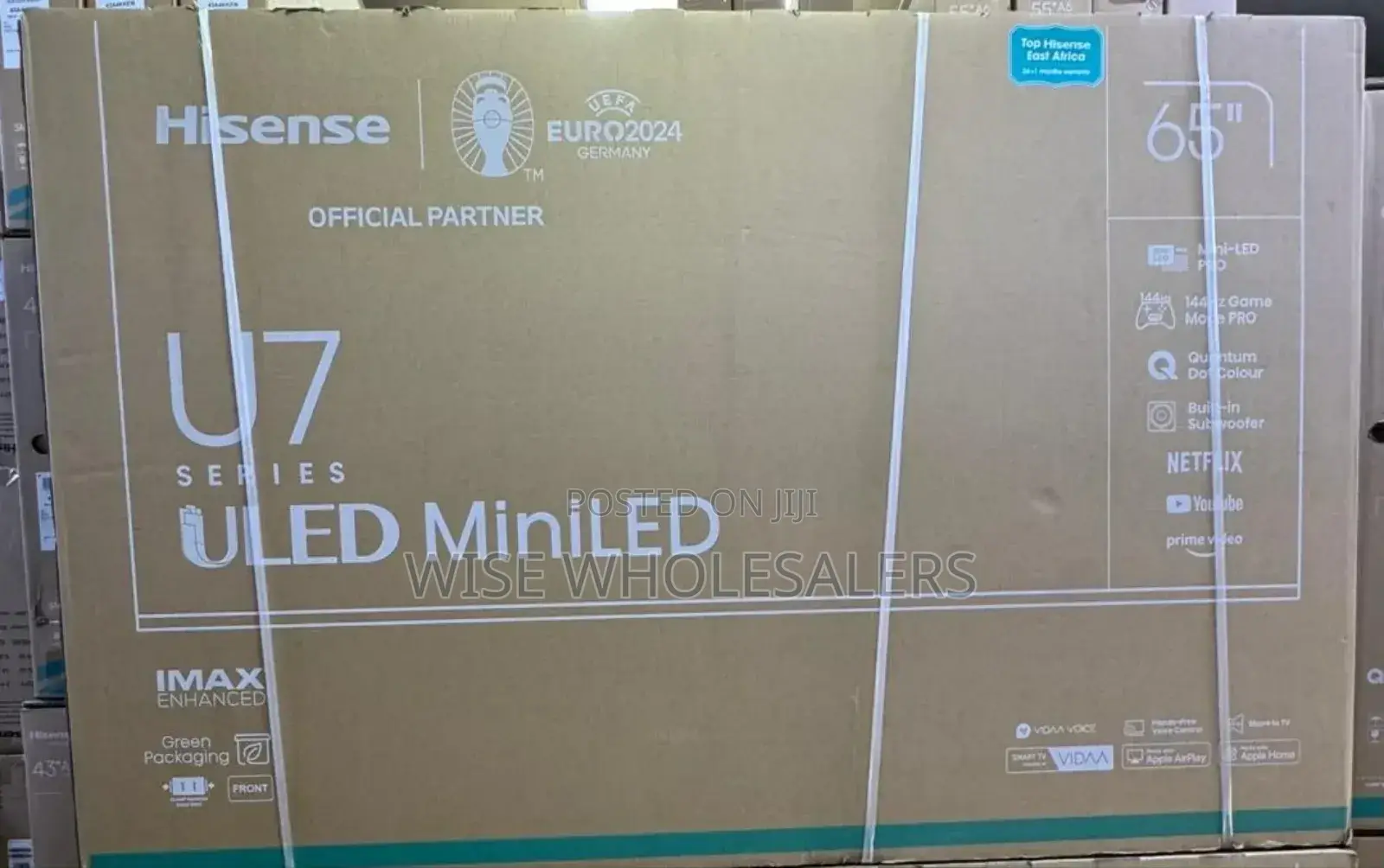 Hisense 65u7nken 65 Inch Series Mini-led Uled 4k Tv