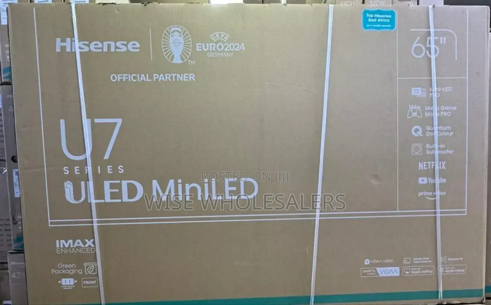 Hisense 65u7nken 65 Inch Series Mini-led Uled 4k Tv