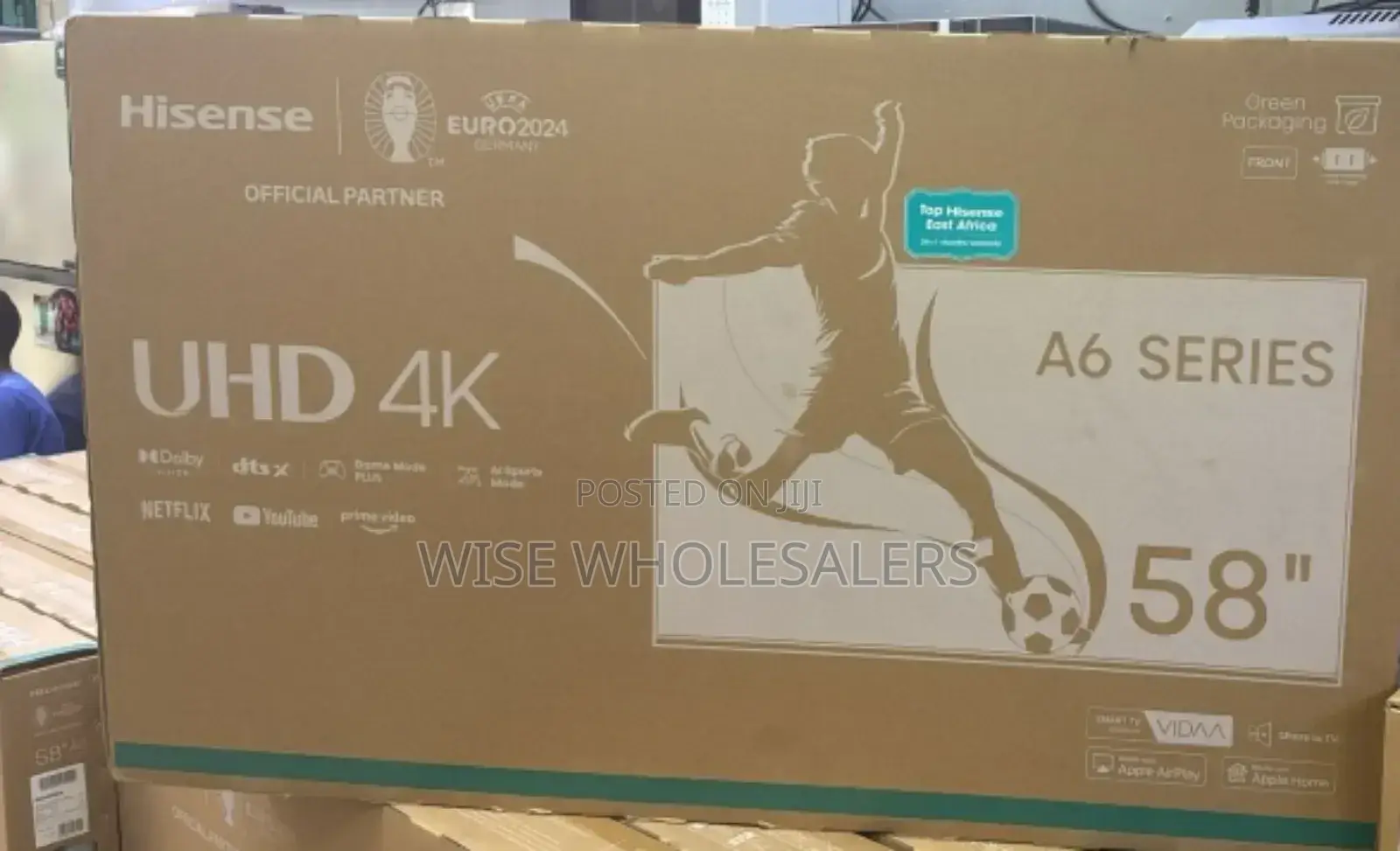 Hisense 58a6nken 58 Inch 4k Smart Frameless Led Tv