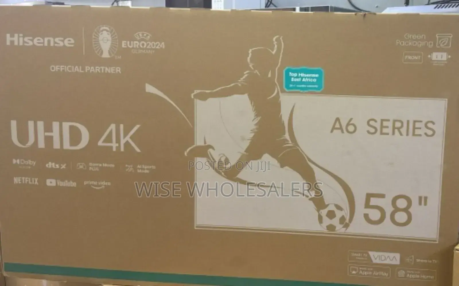 Hisense 58a6nken 58 Inch 4k Smart Frameless Led Tv