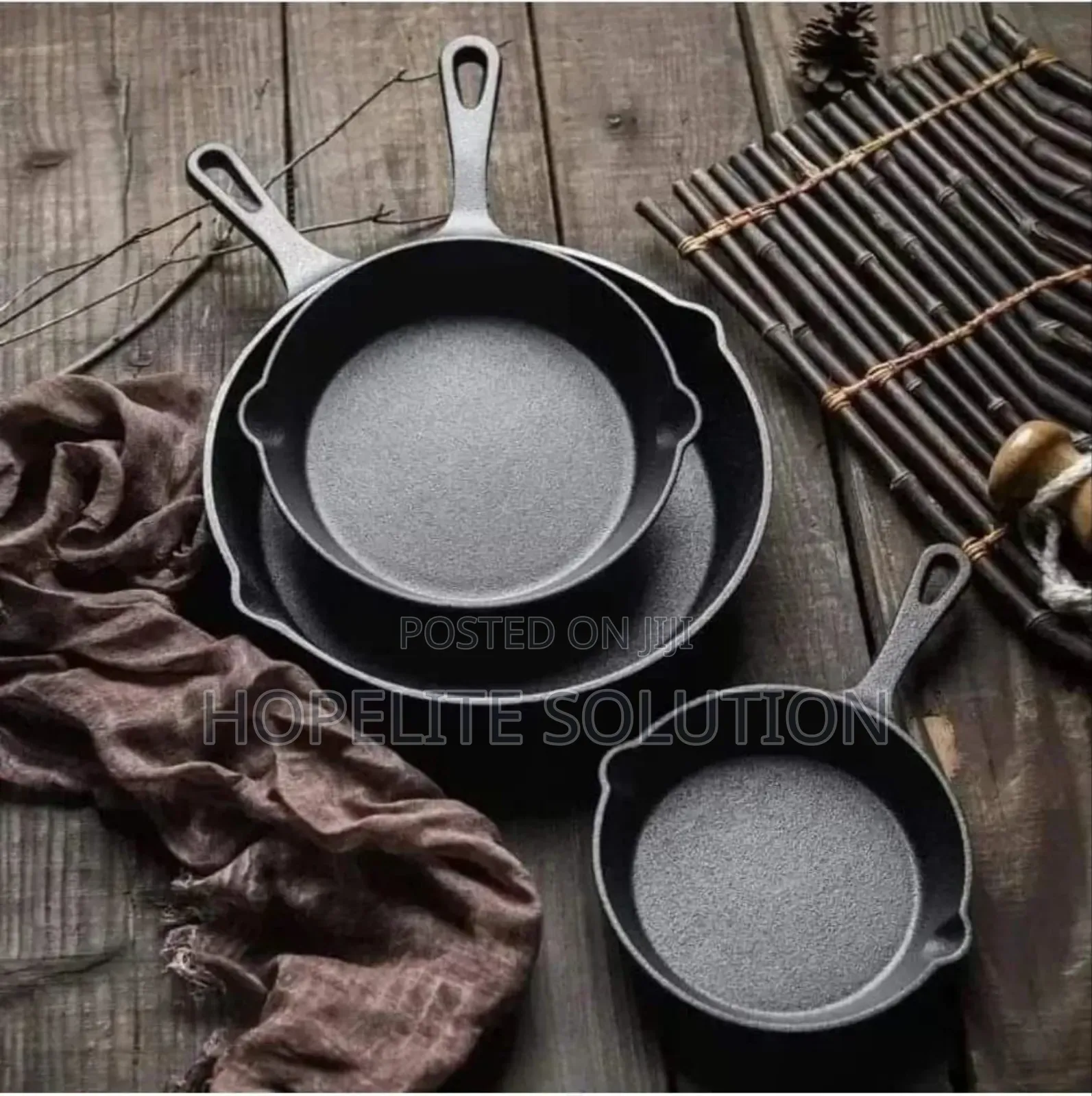 Cast Iron Cooking Pan