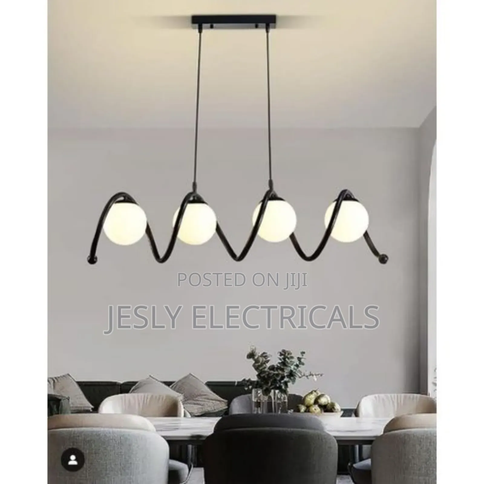 Glolite Glass Ball Pendant Crystal Chandelier