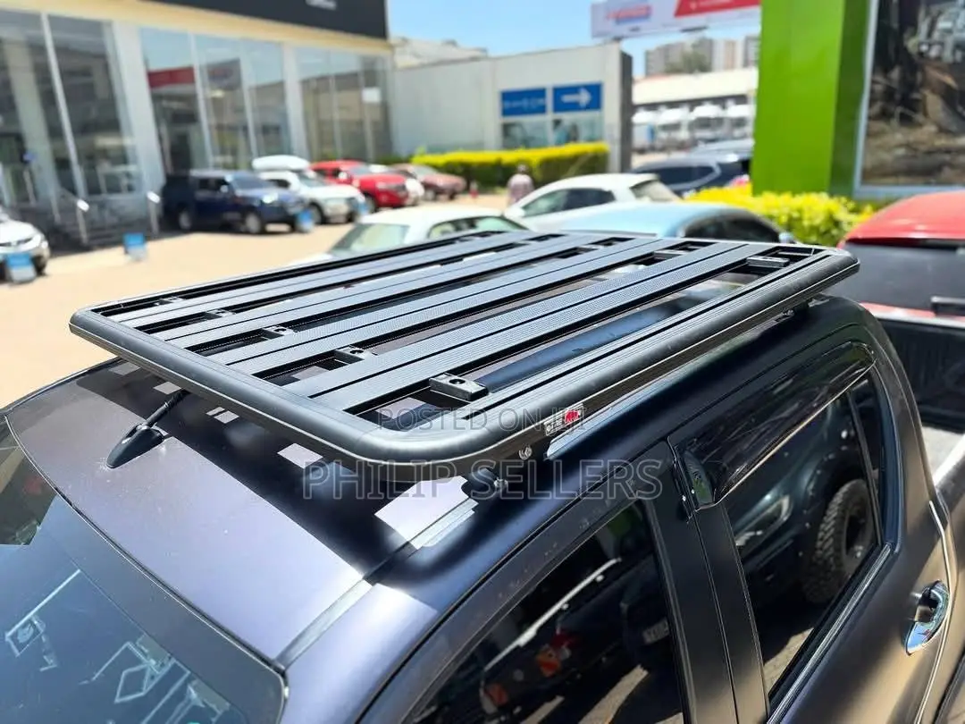 4x4 Aluminium Flat Roof Rack With Steel Brackets for Longer