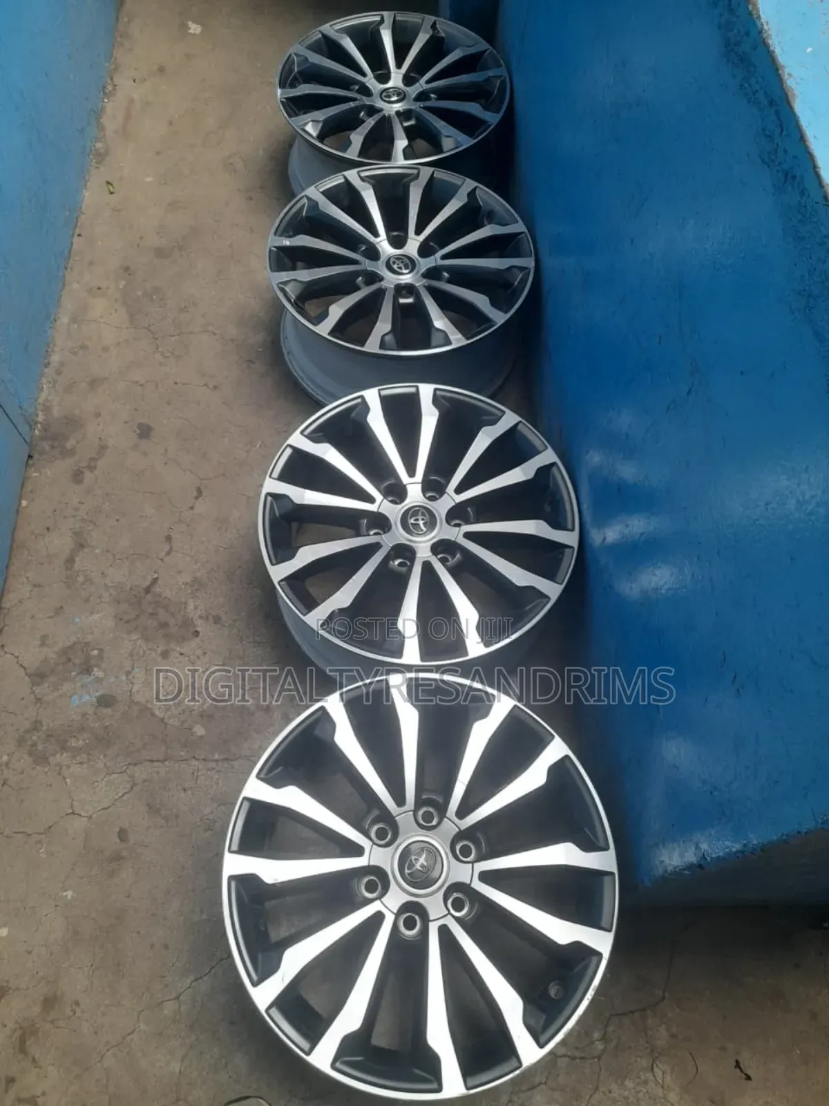 Original Toyota Prado Tx Rims Size 19"At Affordable Cost