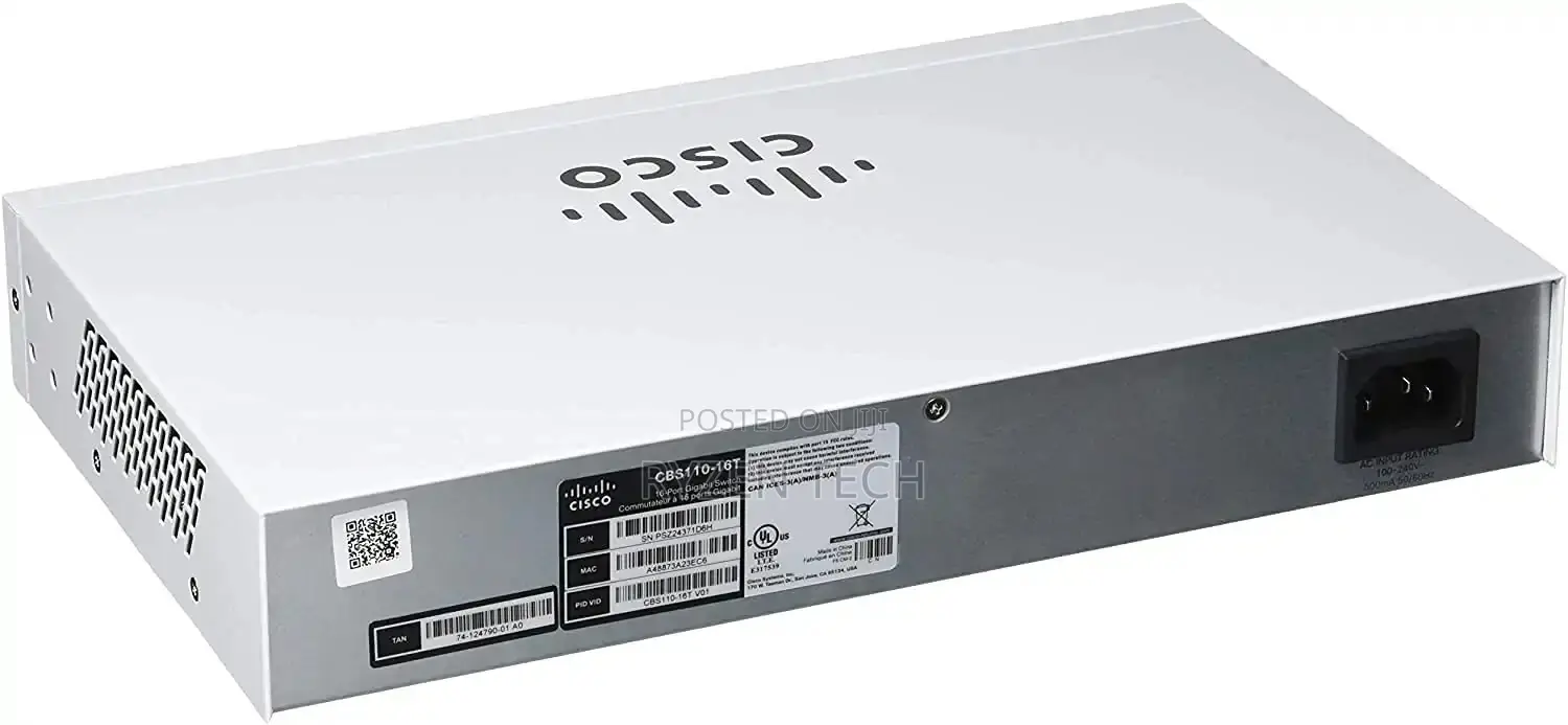 Cisco CBS Unmanaged 16-Port Gigabit Switch Cbs110-16t-Uk