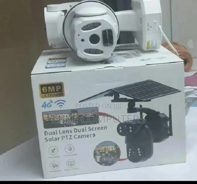 Dual PTZ Solar Camera 6mp.