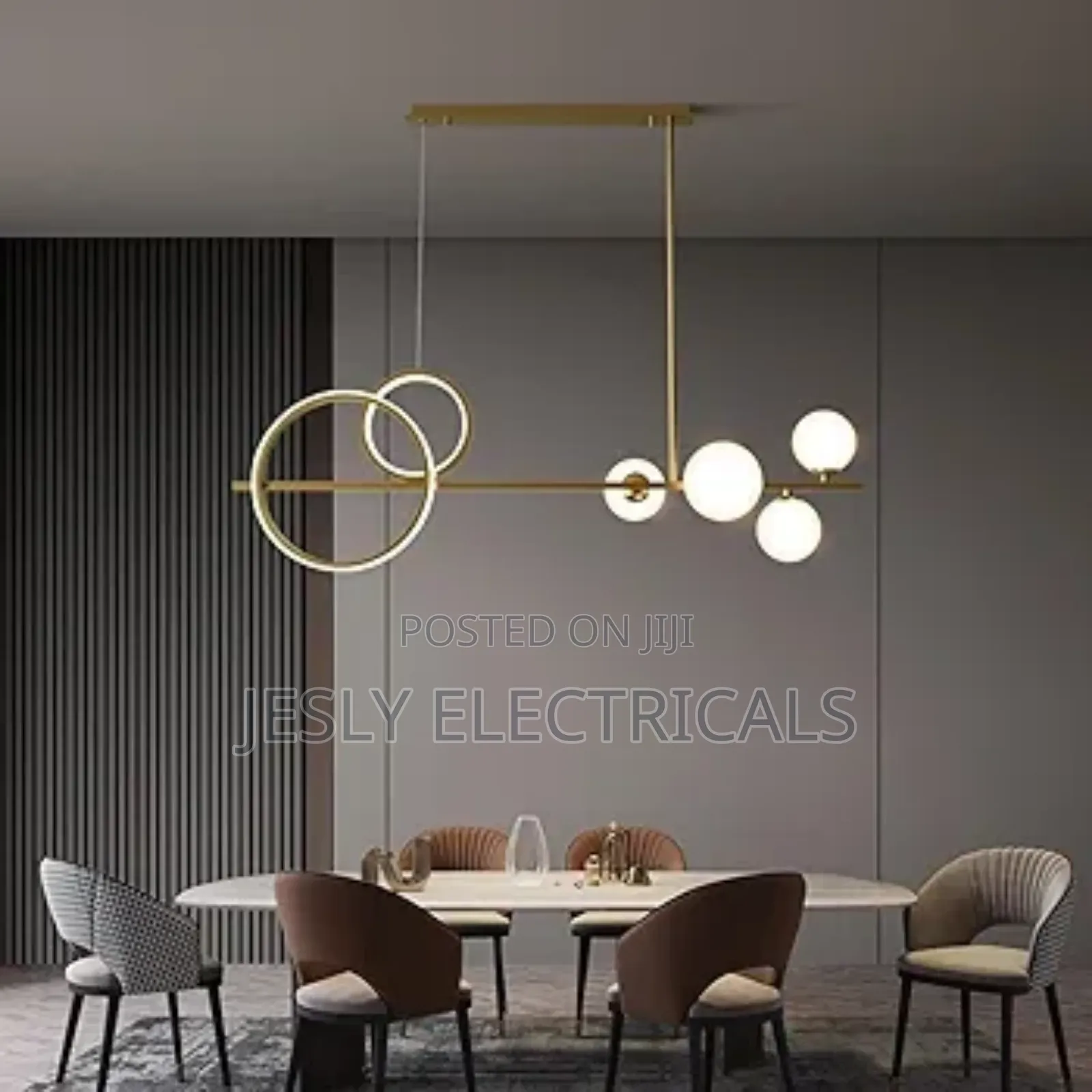 Brushed Brass Restaurant Pendant Light,