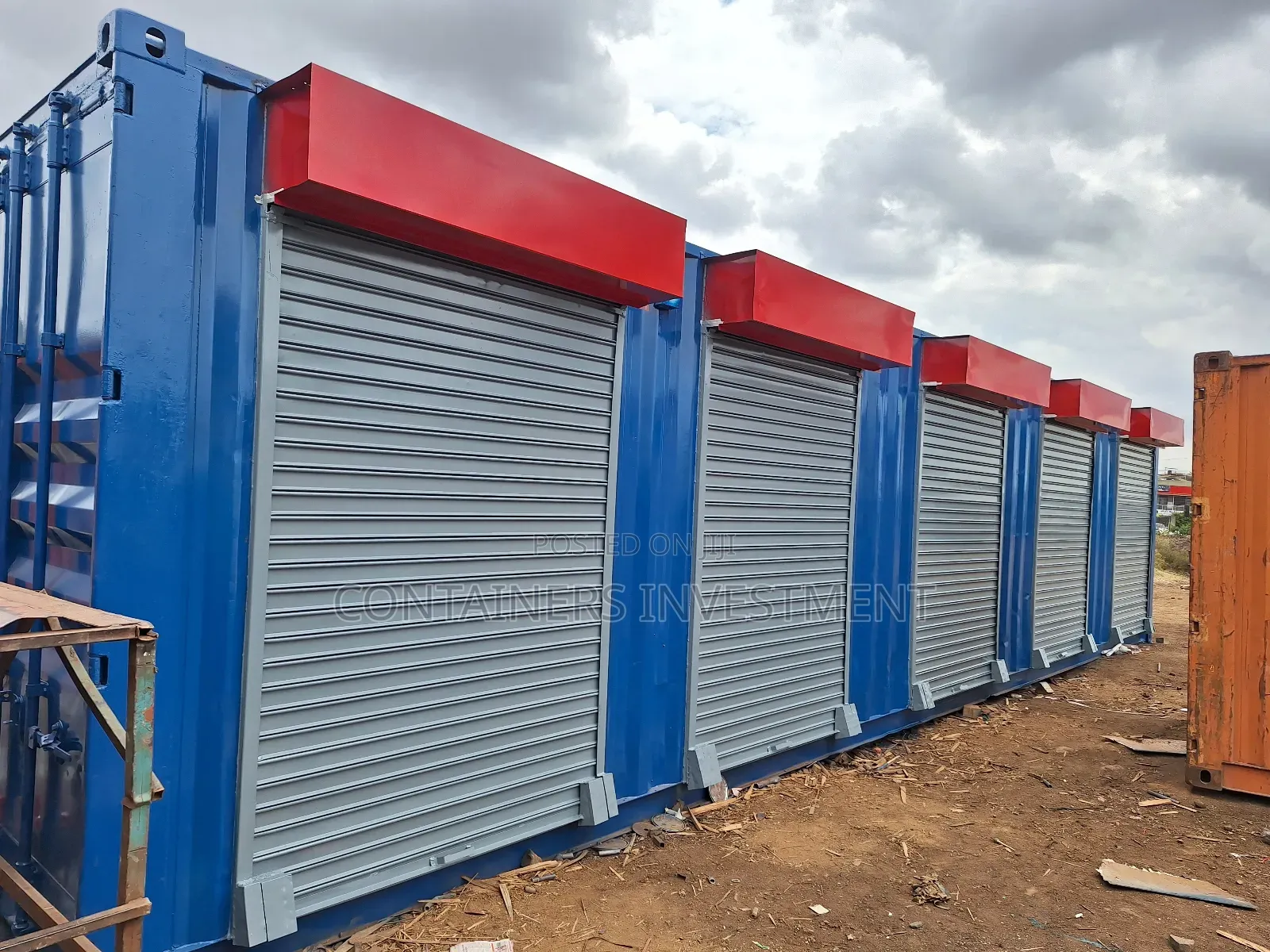 40ft Container Stalls- Just Prior to Delivery to Ruaka.
