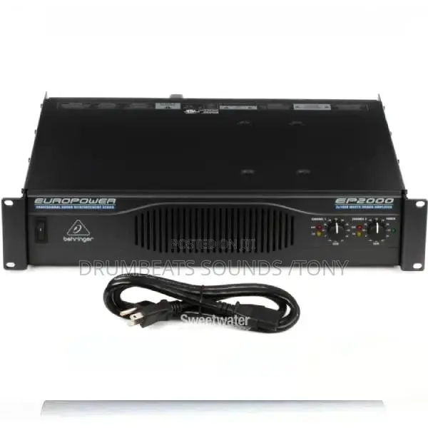 Behringer Europower Ep2000 Professional Stereo Power Amp