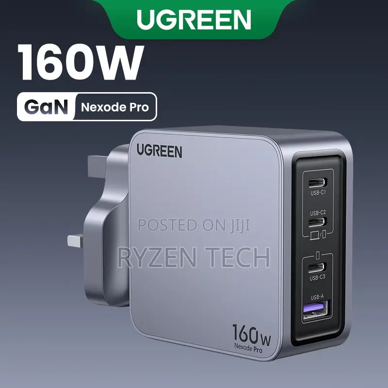 Ugreen Nexode Pro 160w 4-Port Fast Charger +1.5m 240w Cable