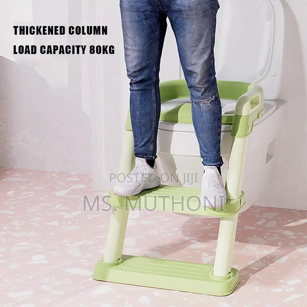 Kids Training Toilet Ladder Seat*