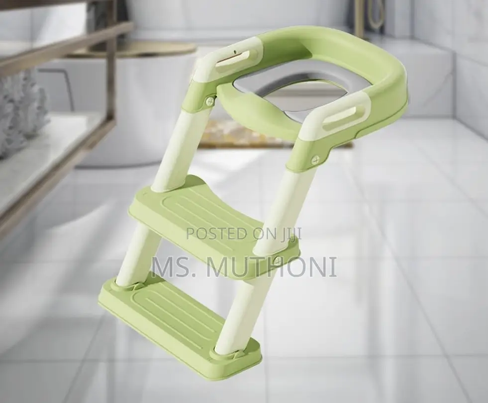 Kids Training Toilet Ladder Seat*