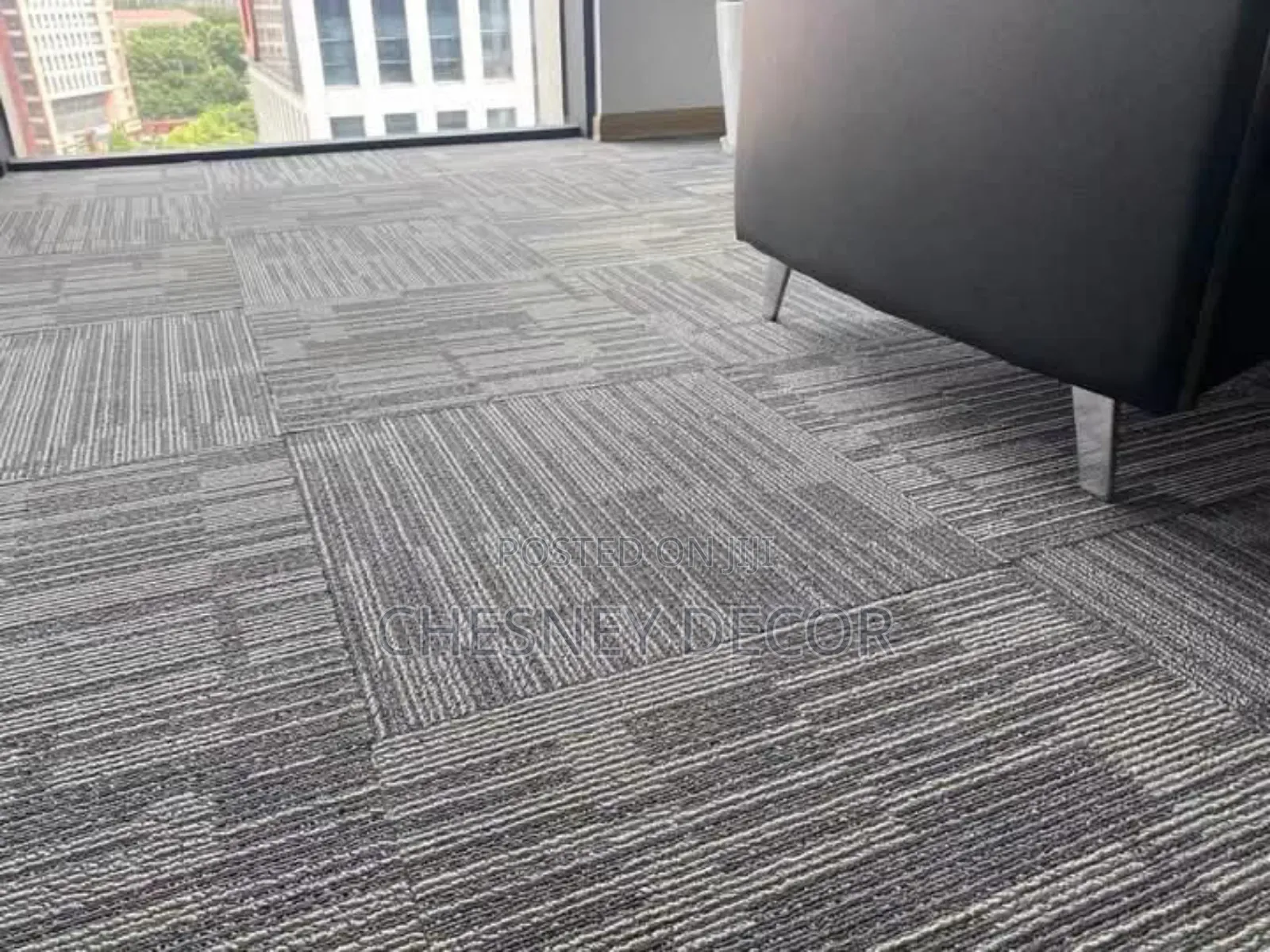Luxurious Grey Carpet Tiles