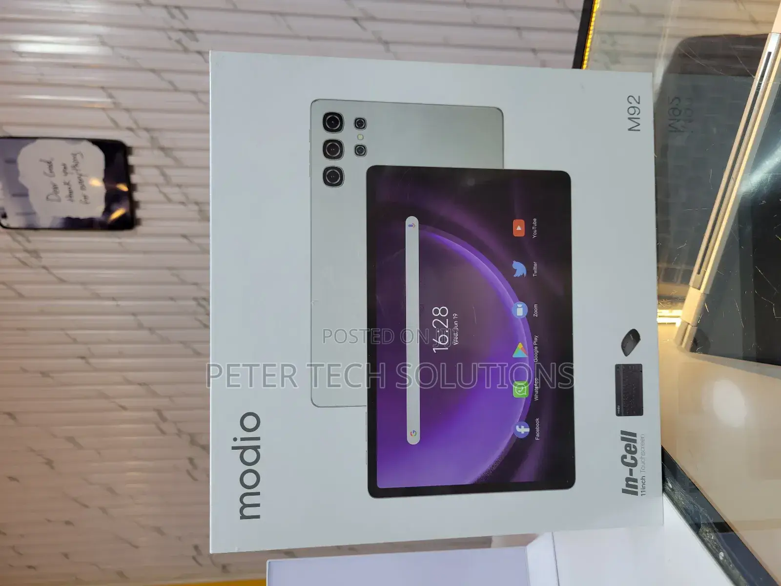 Modio M92 5g Tablet Is Available at Our Shop.
 Ram: 16