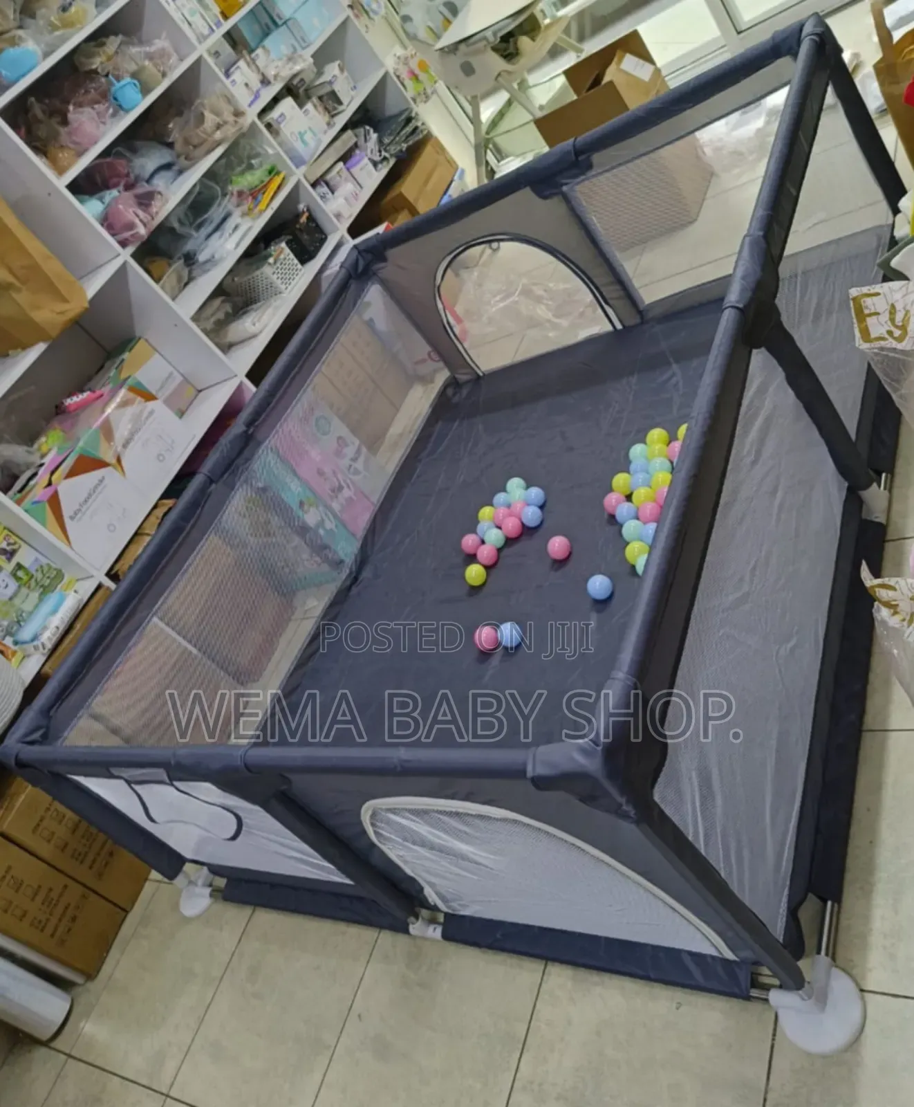 Extra Large Baby Play Yard/Playpen (1.8mx1.5m) With Balls