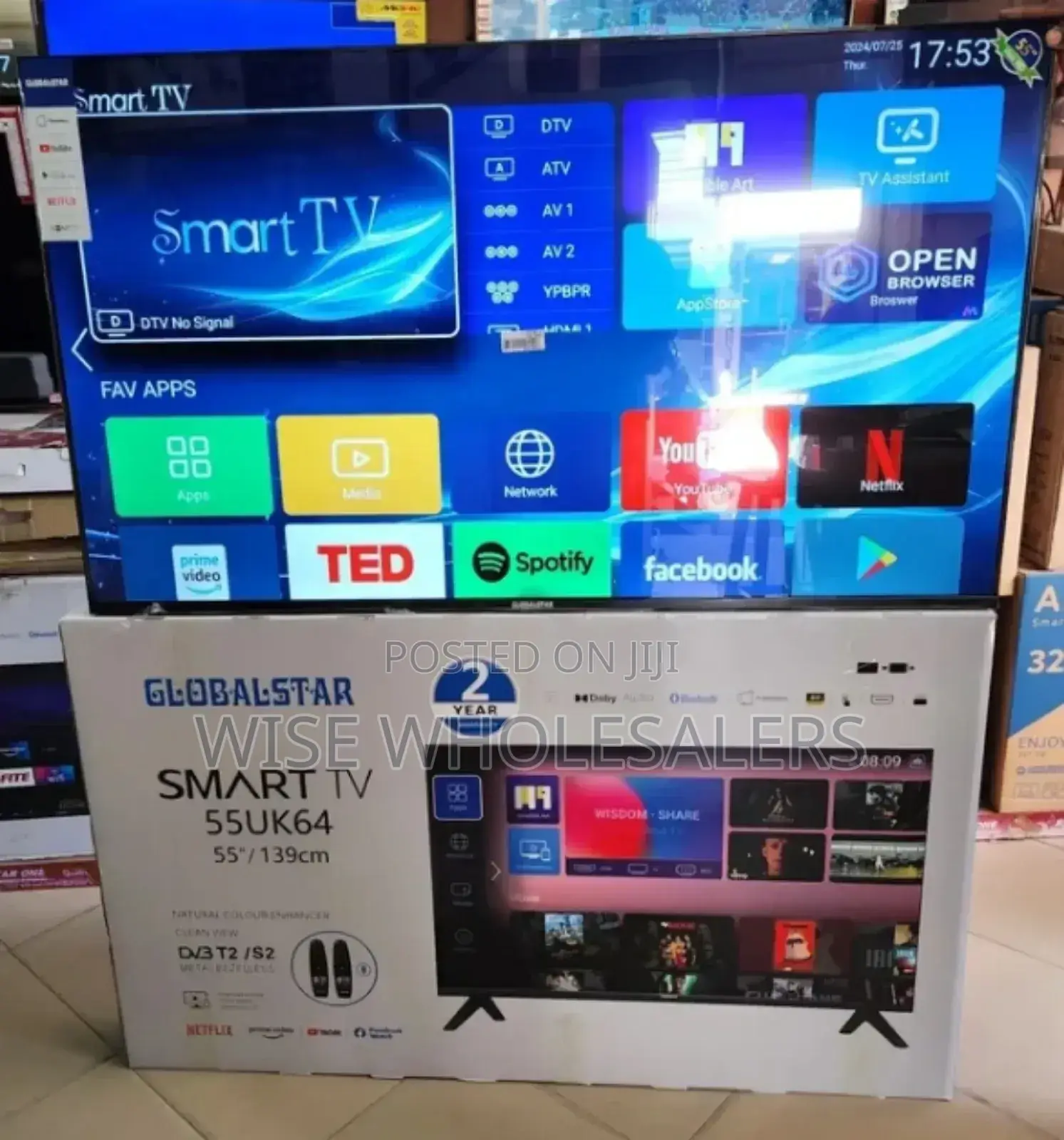 Globalstar 55" Inch/139cm, 55uk64,4k Ultra Hd Smart Tv,