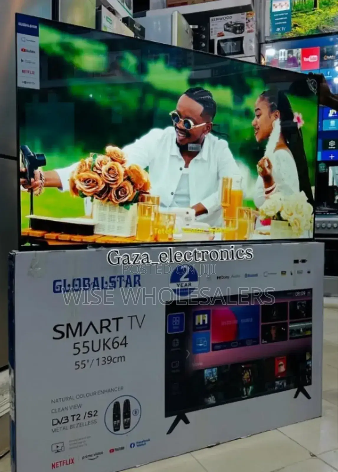 Globalstar 55uk64, 55 Inch Smart Android Tv
