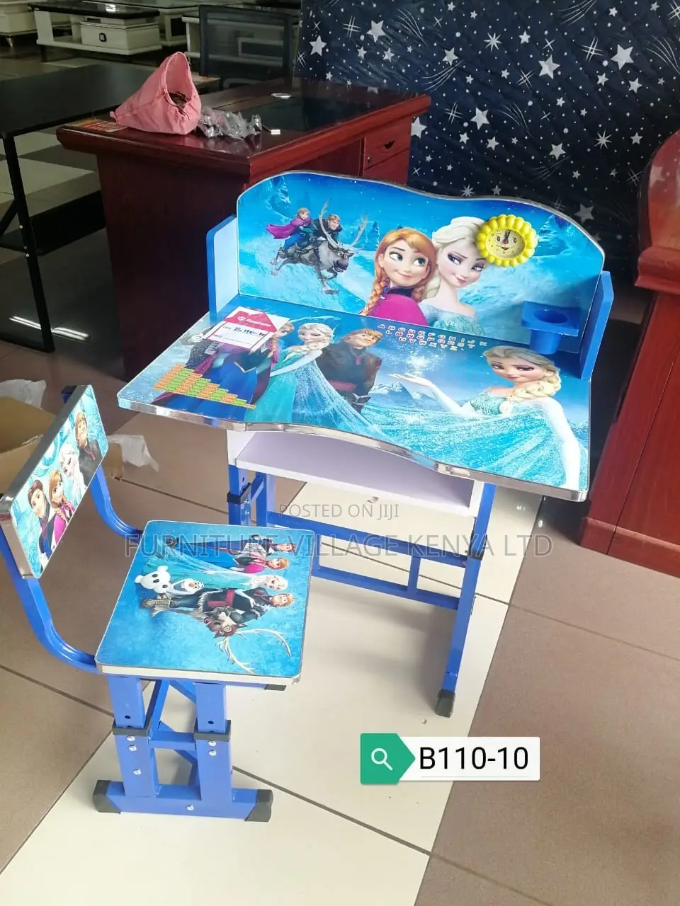 Kid's Desk: Modern Kid Study Desk With Storage (Set)