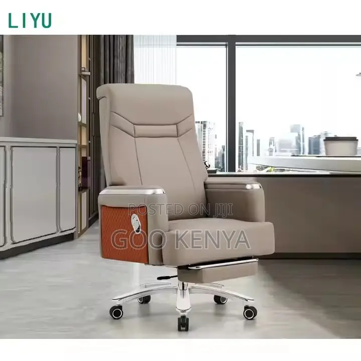 Office Chair ; Executive Ergonomic Leather Office Chair