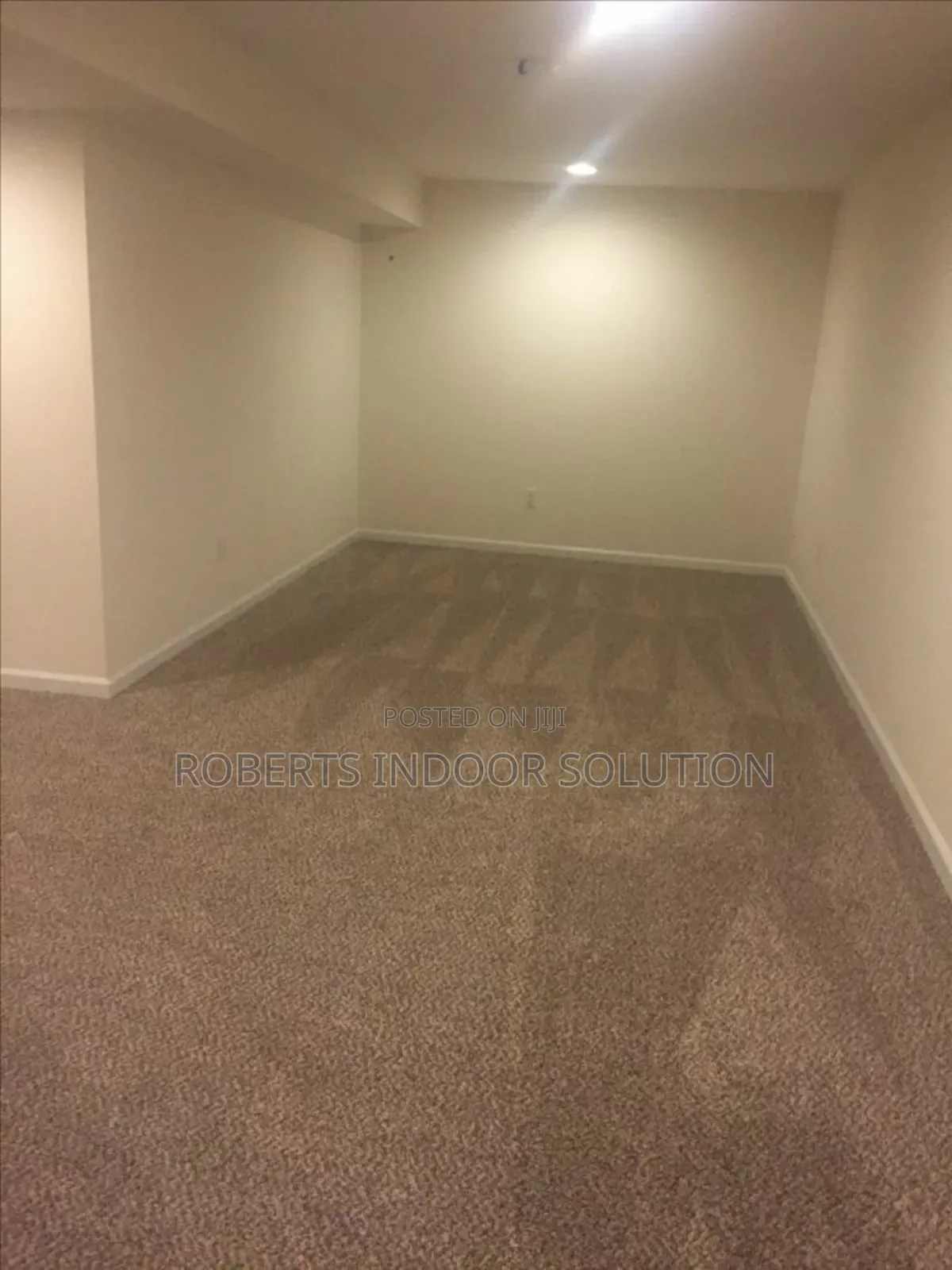 Beige Delta Carpet Giving Floor Esthetic Look