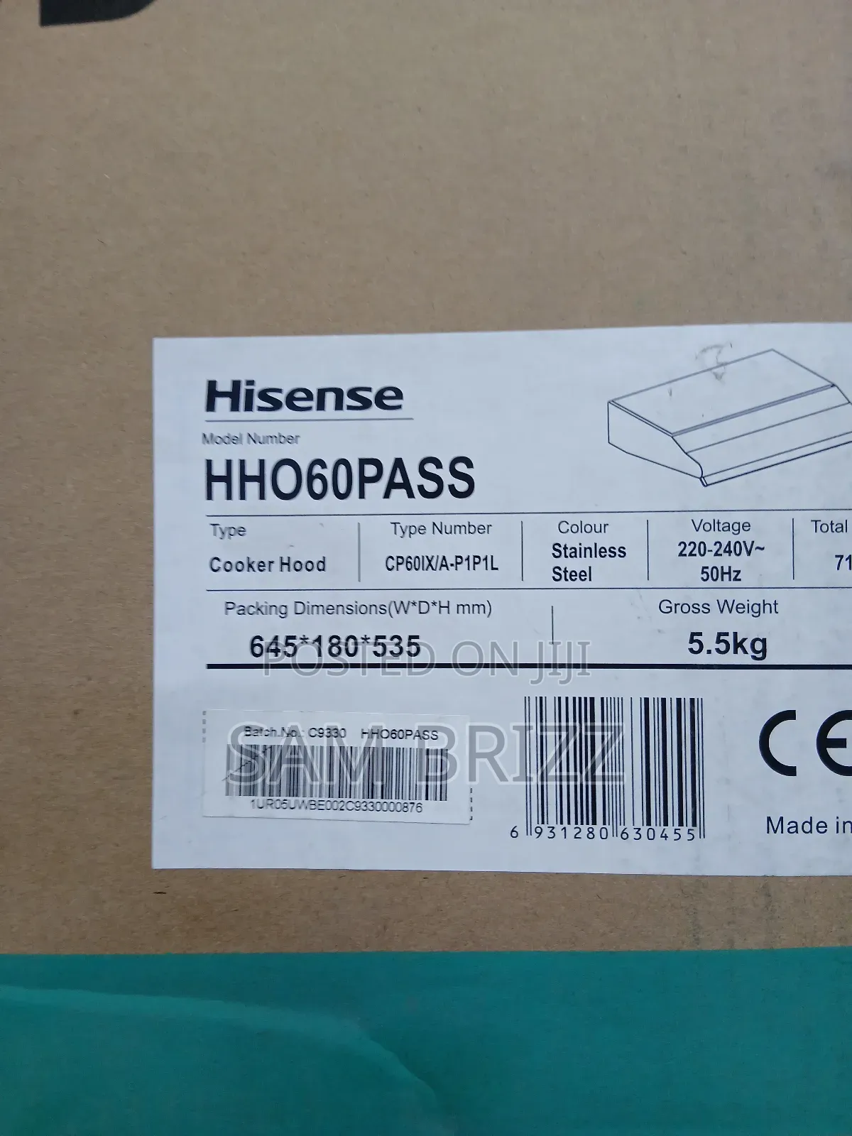 Hisense Cooker Hood