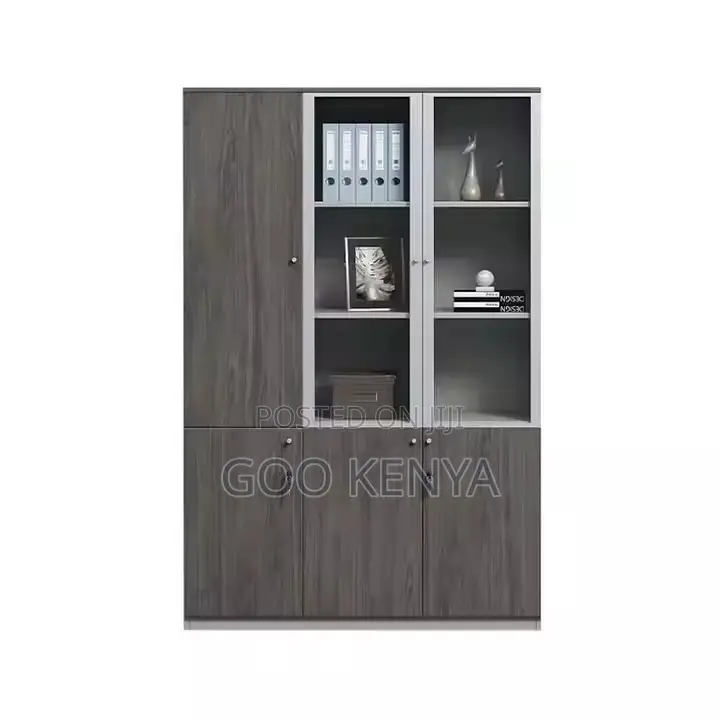 Office Cabinet ; 3-Door Wooden Dignified Office Cabinet