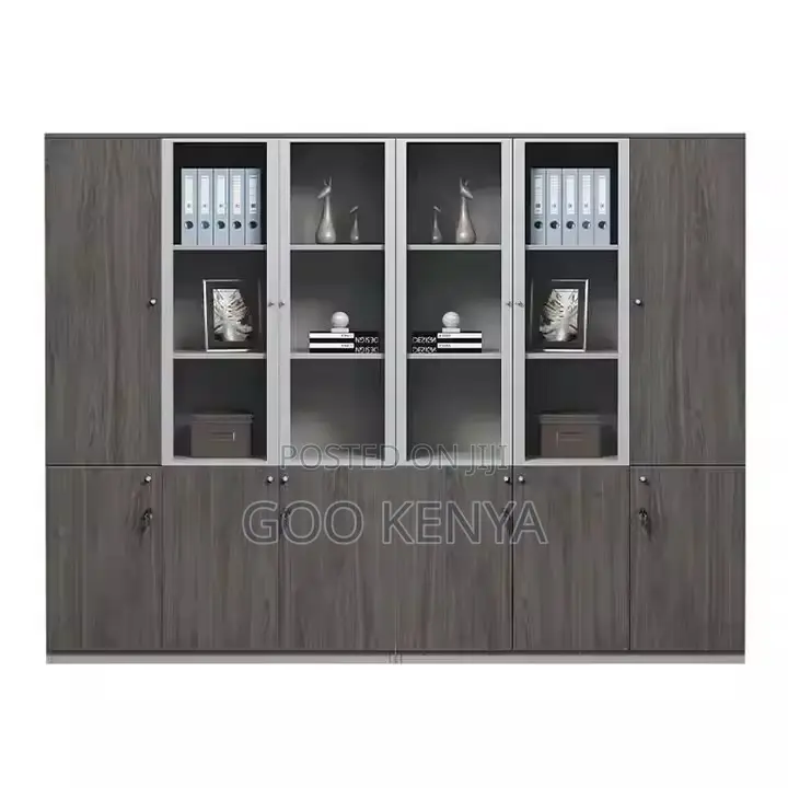 Office Cabinet ; 3-Door Wooden Dignified Office Cabinet
