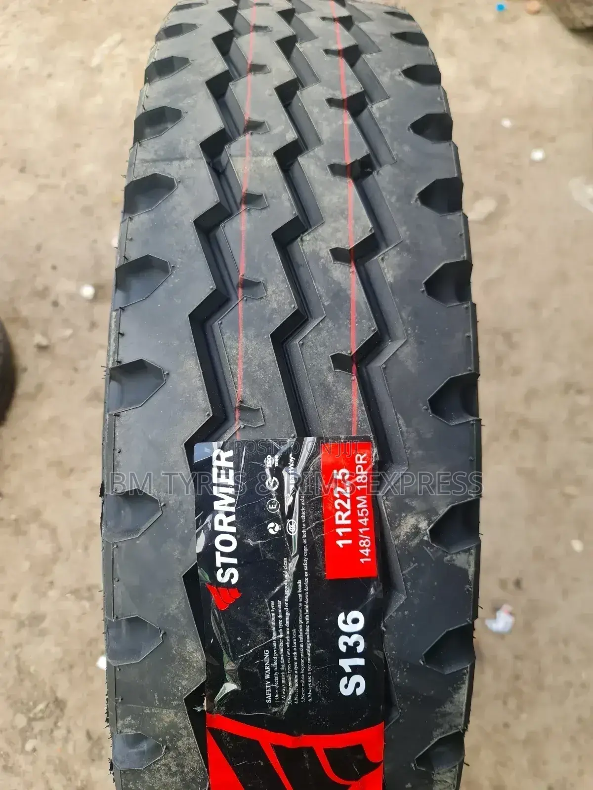 11 R22. 5 Stormer Tyres (Commercial) Allposition.
