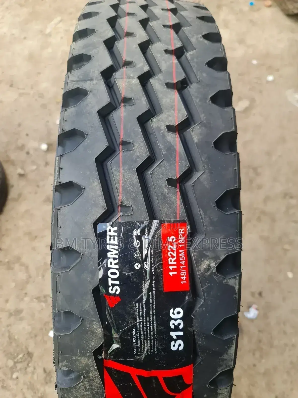 11 R22. 5 Stormer Tyres (Commercial) Allposition.