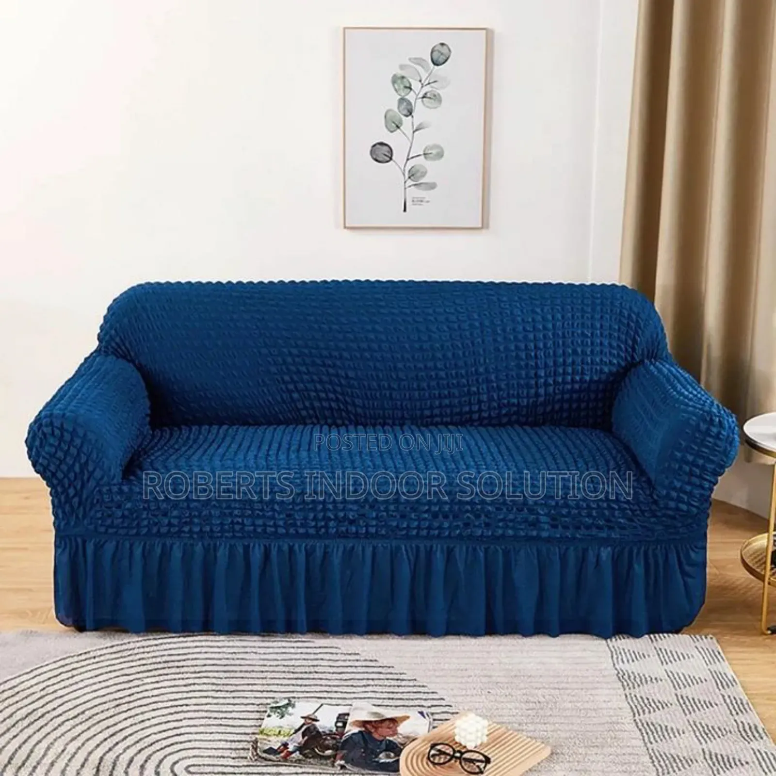 Stretchable Blue Turkish Sofa Covers